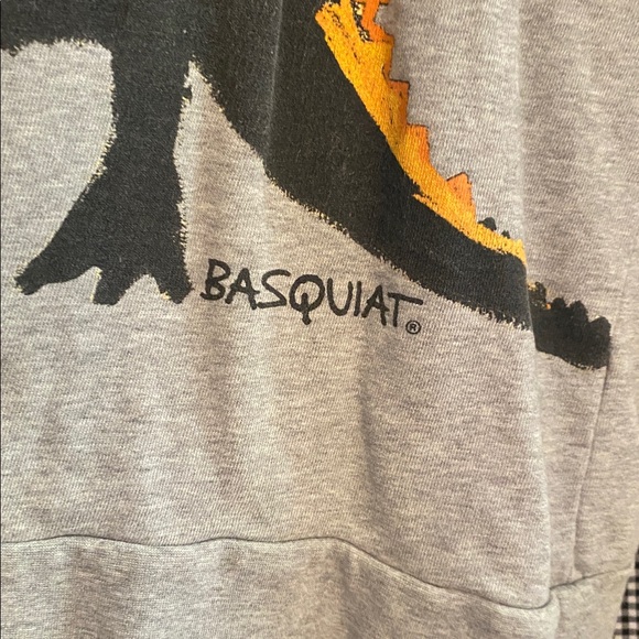 Forever 21 Basquiat Graphic Dinosaur Sweatshirt - Picture 2 of 3